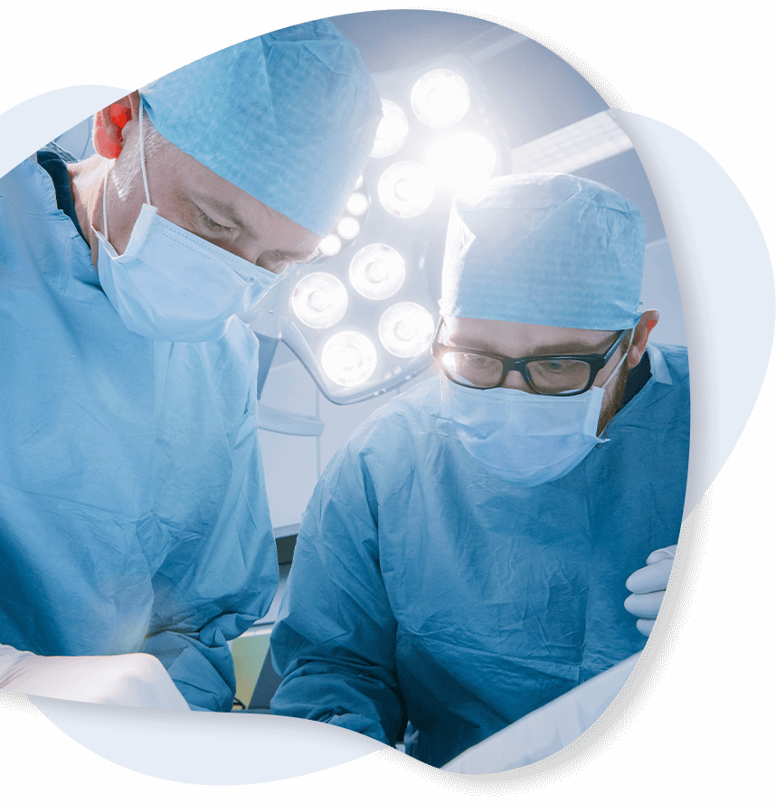 doctor performing an orthopedic surgery